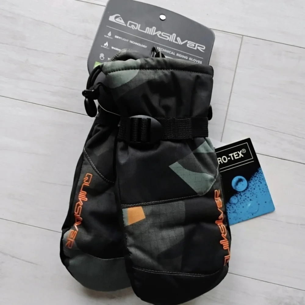 QUIKSILVER NEW Mission Insulated Snow Mitts